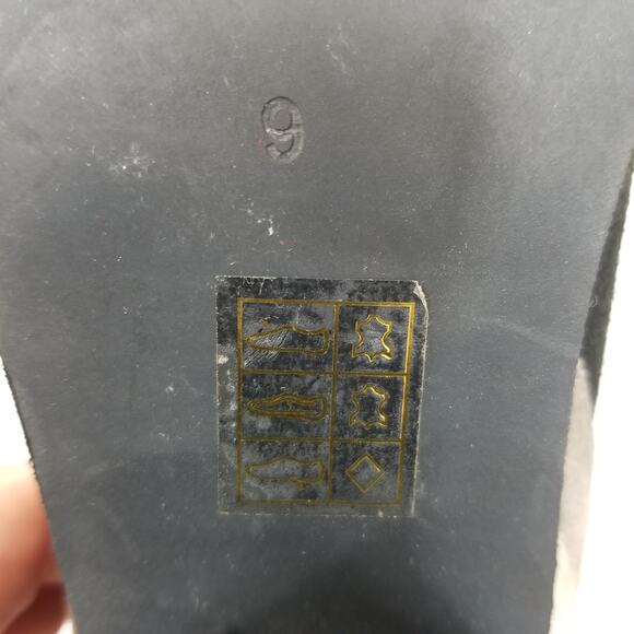 Jeffrey Campbell Optimum Black Gray Suede Ankle Boots Booties Size 9 - Picture 8 of 9